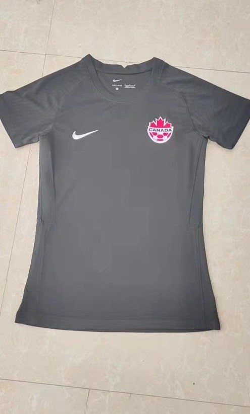 AAA Quality Canada Woman 20/21 Away Black Soccer Jersey